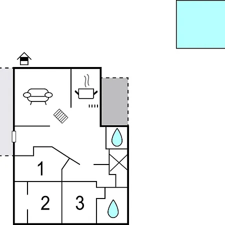 شقة 3 Bedroom In *
